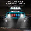 Novo KF23 KF24 1:20 2.4G Modelo RC Car com luz LED 2WD Off-Road Remote Salbing Veículo Carros Outdoor Gretos de brinquedo para crianças