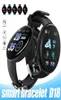 D18 Smart Bracelet Fitness Tracker Watch Grusion Dative Men Bristand IP65 водонепроницаемый частота сердечных сокращений с розничной коробкой 6617173