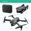 Drony RC Dron z przeszkodą unikanie Wi -Fi FPV 4K HD Camera Składany fotografię powietrzną Pojazd Quadcopter Professional Prezent męski