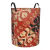 Sac à linge rétro Bohemian turc et ethnique Kilim Hamper Vêtements de rangement Panier de rangement Perse Tribal Toys Toys Bin Organisateur pour pépinière