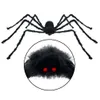 Autres fournitures de fête d'événement 30 cm 50cm 75cm 90cm 125cm 150cm 200cm Spider Black Halloween Decoration House House Prop