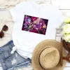 Musikfläkt Klassisk tryck avslöjar det hemliga monsteret High T-shirt Summer Essential T ees Women Vintage Streetwear Loose Cool Tops