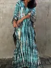 2024 feminino caftans longos maiô de maiô de maxi casual vestido maxi plus size size kaftan tunic kimono summer praia desgaste 240327