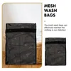 Tvättpåsar 8 datorer Black Bag Organizer Lingerie Wash Mesh tvättmaskinkläder plagg