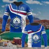 Men's Hoodies Custom Name Cape Verde Flag 3D Printed Hoodie Casual Streetwear Vintage Zipper Israel Emblem