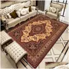 Carpets Turkey Printed Persian tapis pour maison salon Risque décoratif Chauffeur de chambre à coucher extérieur Boho Boho grand sol de tapis de sol Dro Dhlvd