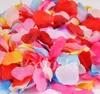 500/1000 pezzi di seta rosa petali artificiali colorati tavolo romantico tavolo coriate argento falsi fiori di matrimonio arredamento per feste