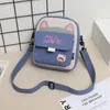 Shoulder Bags HOMEMAGIC 2024 Women Shopping Sweet Kawaii Printed Canvas Leisure Daily Shop Bag Crossbody Satchel Purse