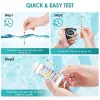 Pool Test Strips,6 In 1 Test Strips,Whirlpool PH Test Strips,Pool Water Water Tester For Drinking Water,Water Test Paper