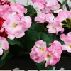 Dekorative Blumen 5 abgegebenes kleines Crabapple Geranium künstlicher Blume Plastik