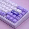 Akcesoria 124 Keys Keycaps XDA Frost Witch Mechanical Keyboard Keycaps grube PBT 594A