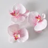 Dekorativa blommor Phalaenopsis Artificial Flower Head For Wedding Decoration Living Room Desk Fake Party Decorations Wall Decor