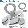 Ganci magneti da pesca al neodimio super forte N52 magnete pesante con foro contropiede per eyebolt 16-90 mm di salvataggio magneti