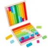 Kinderen Montessori Math Toys Parish Color Cognitive Board Fractional Stick Arithmetic Learning Educatief speelgoed voor kinderen