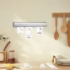 Kitchen Ticket Holder Wall Mounted Slide Restaurant Check Rack Adhesive Receipt Holder For Shops Cafes Pubs No Drilling Bill