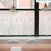 Оконные наклейки 45 200 см дома декоративная стеклянная пленка Статическая самоклеящаяся матовая непрозрачная уединение