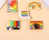 Rainbow Enamel Pins Custom Lgbt Power Computer View View Brooches Badges Badges Bijoux de dessins bijoux pour les amants Amis Flag épingles Flag