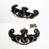 6 pezzi antichi in ottone in ottone gioielli in bronzo cassetto mobile armadio manico a traino a forma di pipistrello