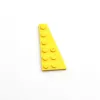 Byggnadsblock MOC Parts 54384 54383 Wedge Plate 6 X 3 Höger vänster DIY Assmble Bricks Kids Puzzle Brain Toy Gift 20pcs