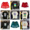 Shorts Shorts Shorts Shorts Designer for Men Shorts Shorts Men Cotton Basketball Sports Jogging Fashion Quarter Pants Rhudes Round Collar