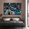 Modern Football Match Wall Art Posters and Prints Ronaldo Upside Down Golden Hook Canvas Pictures For Living Room Home Decor
