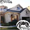 Autres fournitures de fête d'événement 30 cm 50cm 75cm 90cm 125cm 150cm 200cm Spider Black Halloween Decoration House House Prop