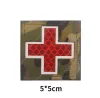 3D PVC Medical Paramedic Med Patches IR Infrared Tactical Military Medic Rescue Combat Distintivo di gomma per Backpack Cuci