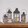 Candle Holders European Stand Nordic Retro Wind Holder Wooden Lantern Ornament For Church Wedding Decor Vintage Creative