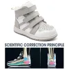 Sneakers orthopédiques pour enfants pour garçons et filles Pieds plats, tout-petits correctives School Casual Shoes avec arc et soutien à la cheville