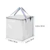 Dinnerware Insulation Bags Tote Bin Cooler Delivery Foldable Lunch Pouch Insulated Aluminum Foil Non-woven Fabric Large Carrying