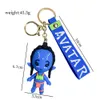 Fashion Cartoon Movie Character Keychain Rubber And Key Ring For Backpack Jewelry Keychain 083716