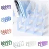 Morandi Desktop Bookstand Transparent Material Material Purse / Handbag Organizer 3/4 sections DIVIDER DIVIDER DIVIDER BIRGE