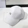 Ball Caps Canvas Embroid Baseball Cap Fashion Women Mens Designer Sun Proof Fitted Trucker Hat Cotton Lining Spring Summer Outdoor Breathable Fa059 Y240409