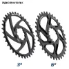 Racework GXP 11 12 Speed MTB Bicycle 3/6mm Offset 30T/32T/34T/36T/38T Crown Bikes Chainring voor SRAM 11/12s NX XX XO GX GXP11