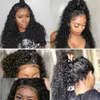 Synthetic Wigs Short Kinky Curly Human Hair Wig Pre Plucked Peruvian 360 Lace Frontal Wig Black /Brown /Blonde Synthetic Lace Front Wig For Women