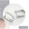 Stud Earrings 1/5Pairs Fashionable Harp Zircon Studs High-Quality Materials Luxurious Gift For Her Jewelry Trending Stylish Drop Deliv Otwpj