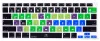 Skins Silicone Keyboard Cover Skin voor MacBook Air 13 inch 2021 2020 Touch ID A2179 en A2337 M1 Chip Final Cut Pro X Snelkoppeling Hondkey