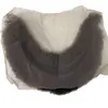 Capelli umani vergini indiani 4 mm riccioli piene per la barba afro maschio Ricostituzione dei capelli neri