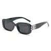 BB Black Frame TR90 Sunglasses Personalized Big Label Polarized Family Sunshade and Sunscreen Paris 2024 Slimming Face