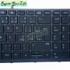 Tastiere GR GERMAN CZECCHECH CECH TASTANZA PER HP ZBOOK 15 G3 17G3 TASTANZA LAPTO CHIASTURA BACKLIGHT Nero