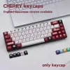 Accessories JTK Classic FC classic red and white machine keycap PBT cherry profile key cap set for cherry mx switch mechanical keyboard