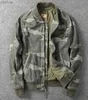 Herrjackor Autumn Winter Jacket American Camouflage Work Jacket Mens Casual Jacket dragkedja Stativ Collar Jacket Herrkläder2404