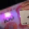 Creative Cool Green Flame Play Card Lżejszy metalowy wiatroodpornik Play Karta Lżejsza zabawa Przenośna przenośna męska