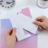 Creative Graduated Color Letter 4 PCS Skrivfodrat papper och 2 st kuvert