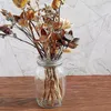 Mokken 12 stks mason jar bloemen rooster herbruikbare bloemenvaas roestvrijstalen gordel