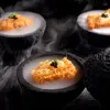 Bowls Molecular Creative Cuisine Bowl Imitation Volcanic Stone Ball Disk Round Smoked Soup Planet Black Tableware