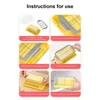 Plates Cheese Container Butter Box Sealing Keeper Reusable With Cutting Net For And