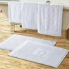 Bath Mats Bathroom Ground Mat Cotton Floor Home Non Skid Rug For Towel Non-slip Fluffy