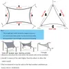 2/3/3.6/5M Triangle Sun Shade Sail Canopy for 98%UV Block Sun Shelter For Outdoor Facility&Activities Backyard Awning Camp Tent