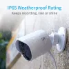 Lens Yi Outdoor 1080p Camera Ip65 Waterproof Night Vision Cctv External Cam Video Record Ai Human Detection Surveillance System